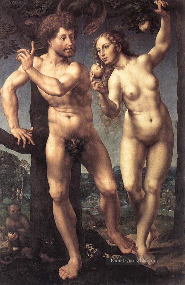 Adam und Eva 1925 Jan Mabuse Ölgemälde
